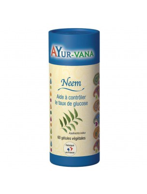 Image de Neem - Glycémie normale 60 gélules - Ayur-Vana depuis Achetez les produits Ayur-vana à l'herboristerie Louis
