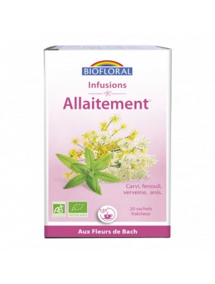 Image de Allaitement Bio - Allaitement 20 infusettes - Biofloral depuis Achetez nos Thés et infusions naturelles et bio