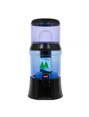 Image de Fontaine à Eau Eva Noire en verre 700 BEP Avec système magnétique 7 Litres - Fontaine Eva depuis Produits de Phytothérapie pour une Maison Écologique (2)