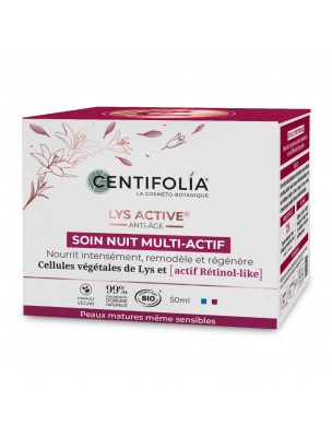 Image de Organic Lys Active Multi-Active Night Care - Facial Care 50 ml Centifolia depuis New Herbalist products