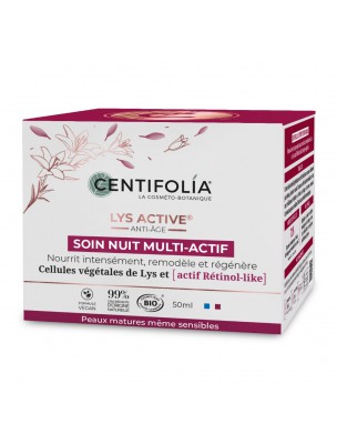 Image de Soin Nuit Multi Actif Lys Active Bio - Soin du visage 50 ml - Centifolia depuis Résultats de recherche pour "Coffret Cosm%EF%BF%BD%EF%BF%BDti"