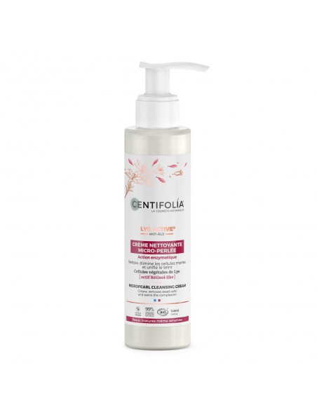 Image principale de Crème Nettoyante Micro-Perlée Lys Active Bio - Soin du visage 145 ml - Centifolia