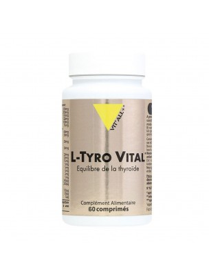 Image de L-Tyro Vital - Equilibre de la Thyroïde 60 comprimés - Vit'all+ depuis Commandez les produits Vit'All + à l'herboristerie Louis