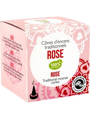 Image de Rose encens indien - Composition tendre et fruitée 12 cônes - Les Encens du Monde depuis Découvrez notre sélection d'encens pour une ambiance zen | Phytothérapie & Herboristerie (5)