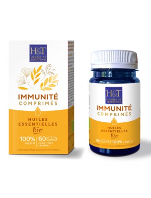 Image de Immunity Bio - Natural defences 60 tablets - Herbes et Traditions depuis Respiratory essential oils synergies for winter