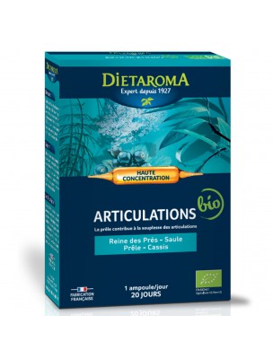 Image de C.I.P. Articulations Bio - Souplesse 20 ampoules - Dietaroma via Complément Articulations Bio - Dietaroma