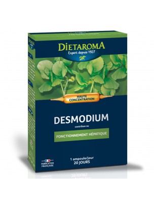 Image de C.I.P. Desmodium - Fonctionnement hépatique 20 ampoules - Dietaroma depuis Achetez les produits Dietaroma à l'herboristerie Louis