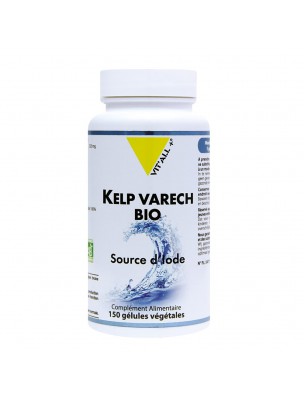 Image de Kelp Varech Bio - Iode 150 gélules végétales - Vit'all+ depuis Commandez les produits Vit'All + à l'herboristerie Louis