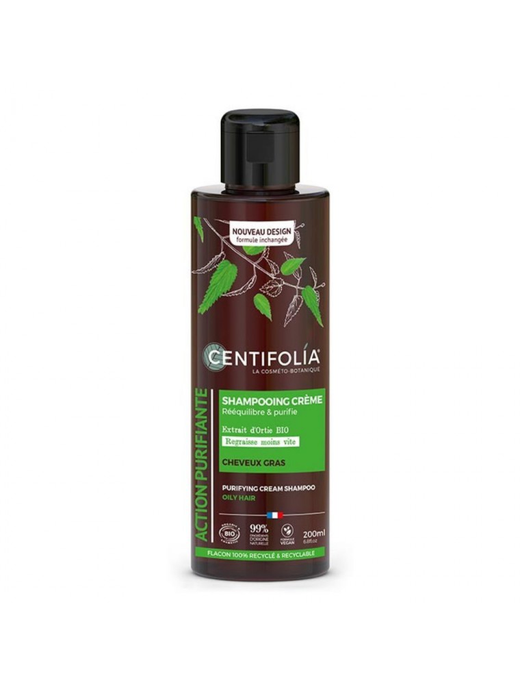 Image principale de la modale pour Shampooing Crème Bio - Cheveux gras 200 ml - Centifolia