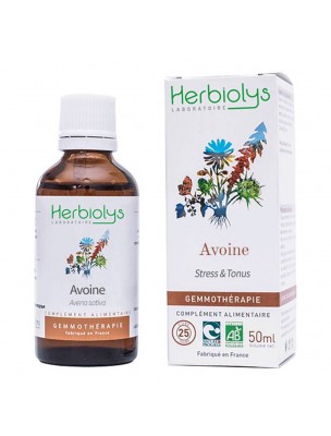 Image de Avoine Macérât de bourgeon Bio - Stress et Tonus 50 ml - Herbiolys depuis Résultats de recherche pour "Huile de graine"