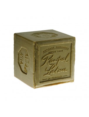 Image de Organic Marseille Soap extra pure green with olive oil - Guaranteed 72% oil, pure vegetable, 600g Rampal Latour depuis Buy the products Rampal Latour at the herbalist's shop Louis