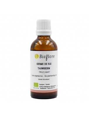 Image de Huile végétale de Germe de Blé Bio - Extrait CO2 Ingrédient anti-âge 50 ml - Bioflore depuis Commandez les produits Bioflore à l'herboristerie Louis