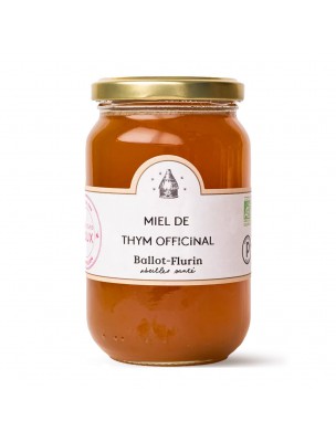 Image de Miel de Thym officinal Bio 480g - Maux d'hiver - Ballot-Flurin depuis Résultats de recherche pour "Miel de Thym of"