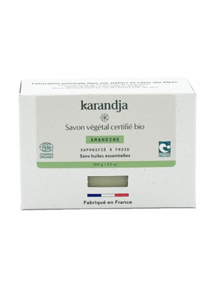Image de Amandine Organic Soap - Soap Sans Essential Oils 100g - Karandja depuis Facial care, hygiene and cosmetics