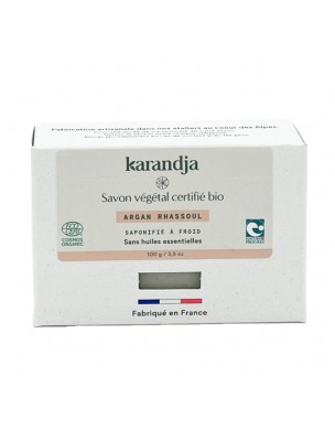 Image de Argan Rhassoul Organic Soap - Soap Sans Essential Oils 100g - Karandja depuis Range dedicated to the soft skin of babies