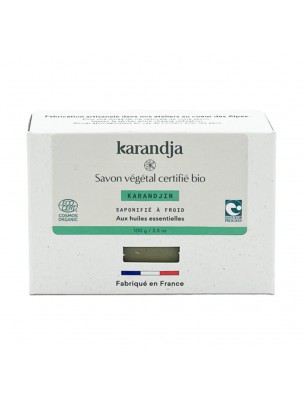 Image de Savon Karandjin Bio - Savon Aux Huiles Essentielles 100g - Karandja depuis Achetez les produits Karandja à l'herboristerie Louis