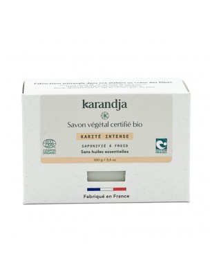 Image de Savon Karité Intense Bio - Savon Sans Huiles Essentielles 100g - Karandja depuis Achetez les produits Karandja à l'herboristerie Louis