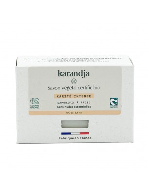 Image de Savon Karité Intense Bio - Savon Sans Huiles Essentielles 100g - Karandja via Savon Lavande Bio Karandja - Aux Huiles Essentielles 100g