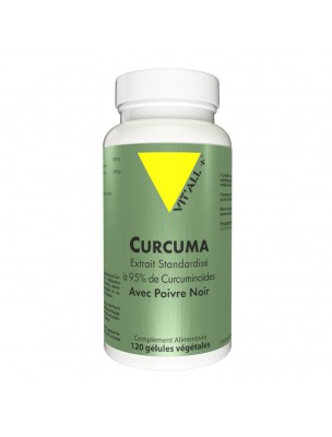 Image de Curcuma avec Poivre Noir - Articulations et Digestion 120 gélules végétales - Vit'all+ depuis louis-herboristerie