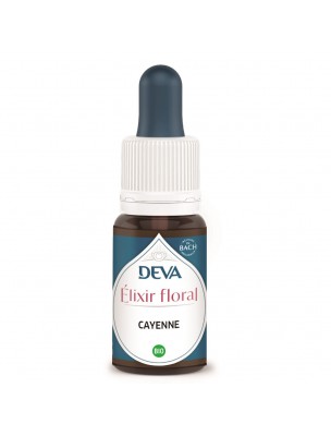 Image de Cayenne Bio - Volonté et Enthousiasme Elixir floral 15 ml - Deva depuis Achetez les produits Deva à l'herboristerie Louis