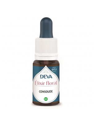 Image de Consoude Bio - Conscience corporelle et Vitalité Elixir floral 15 ml - Deva via Bruyère Bio - Elixir Floral de Bach 15 ml - Deva