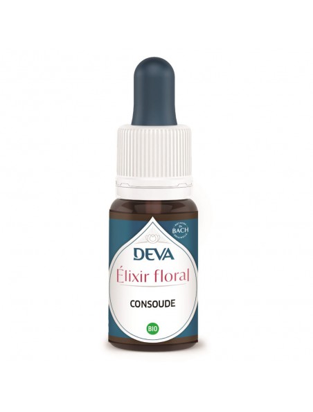 Image principale de Consoude Bio - Conscience corporelle et Vitalité Elixir floral 15 ml - Deva