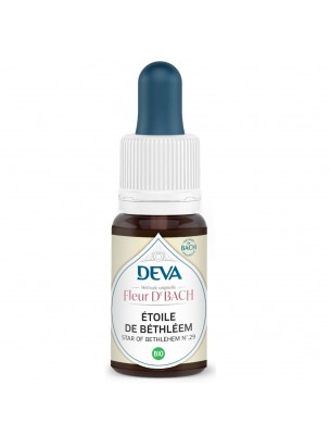 Image de Étoile de Bethléem Bio - Paix et Réconfort Élixir Floral de Bach 15 ml - Deva via Elixir floral Abricotier Bio - Deva