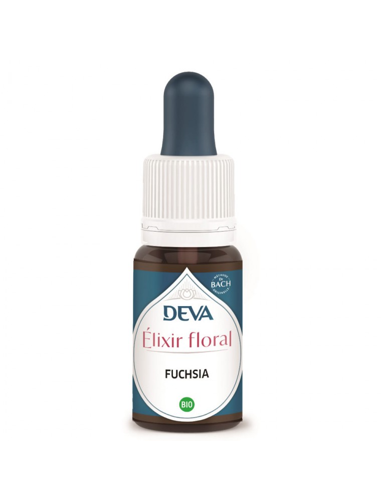 Image principale de la modale pour Fuchsia Bio - Compréhension des émotions enfouies Elixir floral 15 ml - Deva