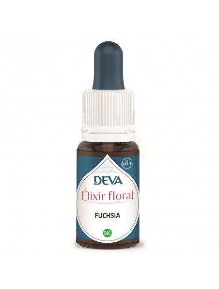 Image principale de Fuchsia Bio - Compréhension des émotions enfouies Elixir floral 15 ml - Deva