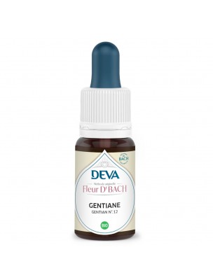 Image de Gentiane Bio - Détermination et Persévérance Élixir Floral de Bach 15 ml - Deva depuis louis-herboristerie