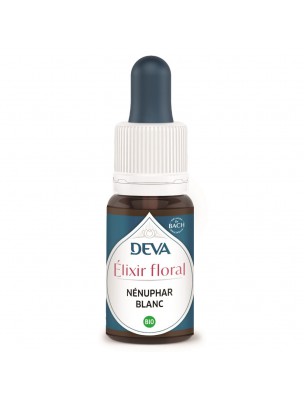 Image de Nénuphar blanc Bio - Détachement et Abondance Elixir floral 15 ml - Deva depuis Eau de Roche Bio - Élixir Floral de Bach 15 ml - Deva