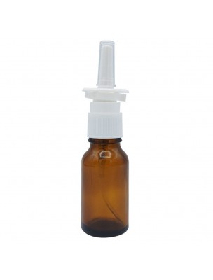 Image de Flacon en verre vide de 15 ml avec Spray nasal depuis Flacons et pipettes : unir les huiles essentielles, créer des cosmétiques.