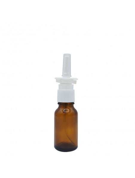 Flacon en verre vide 10ml + Spray nasal