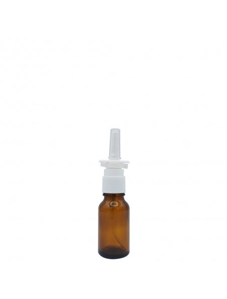 Achetez Flacon en verre vide de 5 ml avec Spray nasal à l'herboristerie Louis Image principale de Flacon en verre vide de 5 ml avec Spray nasal