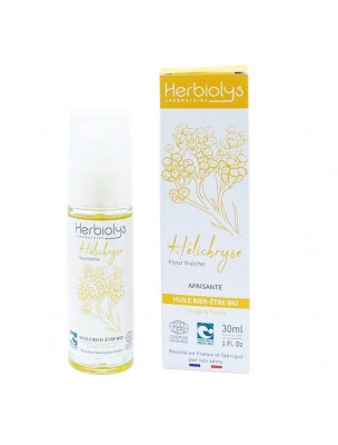 Image de Huile d'Hélichryse Bio - Macération Apaisante 30 ml - Herbiolys depuis Achetez les produits Herbiolys à l'herboristerie Louis (5)