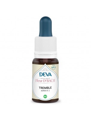 Image de Tremble Bio - Courage et Volonté Élixir Floral de Bach 15 ml - Deva depuis Complexe Ange gardien C31 Bio - Biofloral