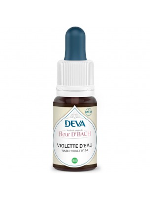 Image de Violette d'eau Bio - Amabilité et Humilité Élixir Floral de Bach 15 ml - Deva depuis Résultats de recherche pour "Violette Bio - "