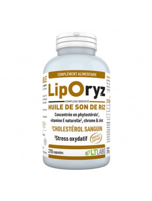 Image de Liporyz - Cholesterol and Oxidative Stress 270 capsules - LT Labo depuis Order the products LT Labo at the herbalist's shop Louis