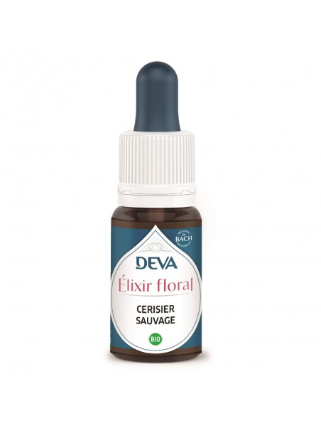 Achetez Cerisier Sauvage Bio - Gaieté et Bonne Humeur Elixir floral 15 ml - Deva à l'herboristerie Louis Image principale de Cerisier Sauvage Bio - Gaieté et Bonne Humeur Elixir floral 15 ml - Deva