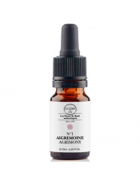 Image principale de Aigremoine (Agrimony) n°1 Bio - Expression et Estime de Soi Fleurs de Bach 10 ml - Elixirs and Co