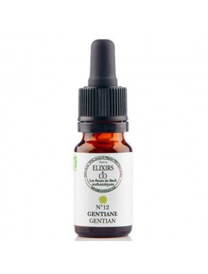 Image de Gentiane (Gentian) N°12 Bio - Optimisme et Courage Fleurs de Bach 10 ml - Elixirs and Co depuis Résultats de recherche pour "Gentian (Gentia"