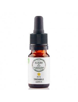 Image de Aspen N°02 Organic - Against inaccurate fears Flowers of Bach 10 ml - Elixirs and Co depuis The 38 flowers of Bach regulate your emotional states