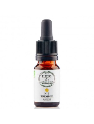 Image de Tremble (Aspen) N°02 Bio - Contre les peurs imprécises Fleurs de Bach 10 ml - Elixirs and Co depuis Achetez les produits Elixirs and Co à l'herboristerie Louis (4)