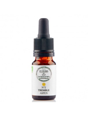 Image de Tremble (Aspen) N°02 Bio - Contre les peurs imprécises Fleurs de Bach 10 ml - Elixirs and Co depuis 38 Fleurs de Bach unitaires - Commandez en ligne ! (4)