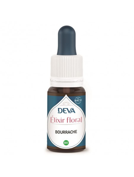 Bourrache Bio - Courage et Confiance Elixir floral 15 ml - Deva