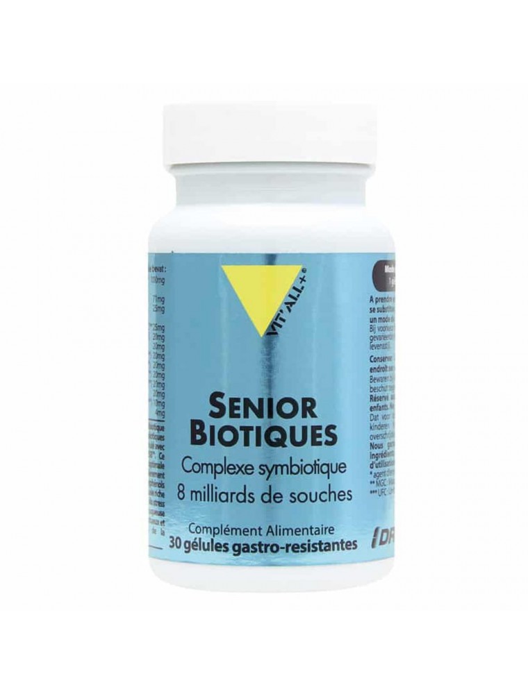 Image principale de la modale pour Senior Biotiques 8 milliards - Digestion 30 gélules - Vit'all+