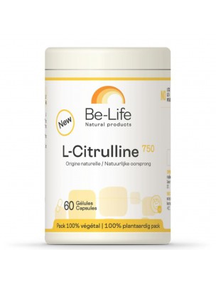 Image de L-Citrulline 750 - Fertilité Masculine 60 gélules - Be-Life depuis PrestaBlog