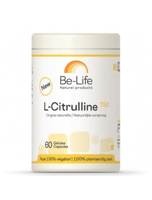 Image de L-Citrulline 750 - Fertilité Masculine 60 gélules - Be-Life depuis Résultats de recherche pour "tisane-plantain"