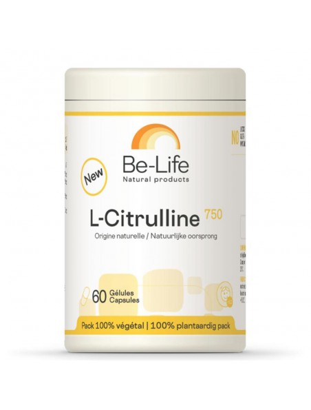 Image principale de L-Citrulline 750 - Fertilité Masculine 60 gélules - Be-Life