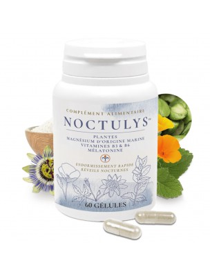 Image de Noctulys - Sommeil 60 gélules - Nutrilys depuis Achetez les produits Nutrilys à l'herboristerie Louis